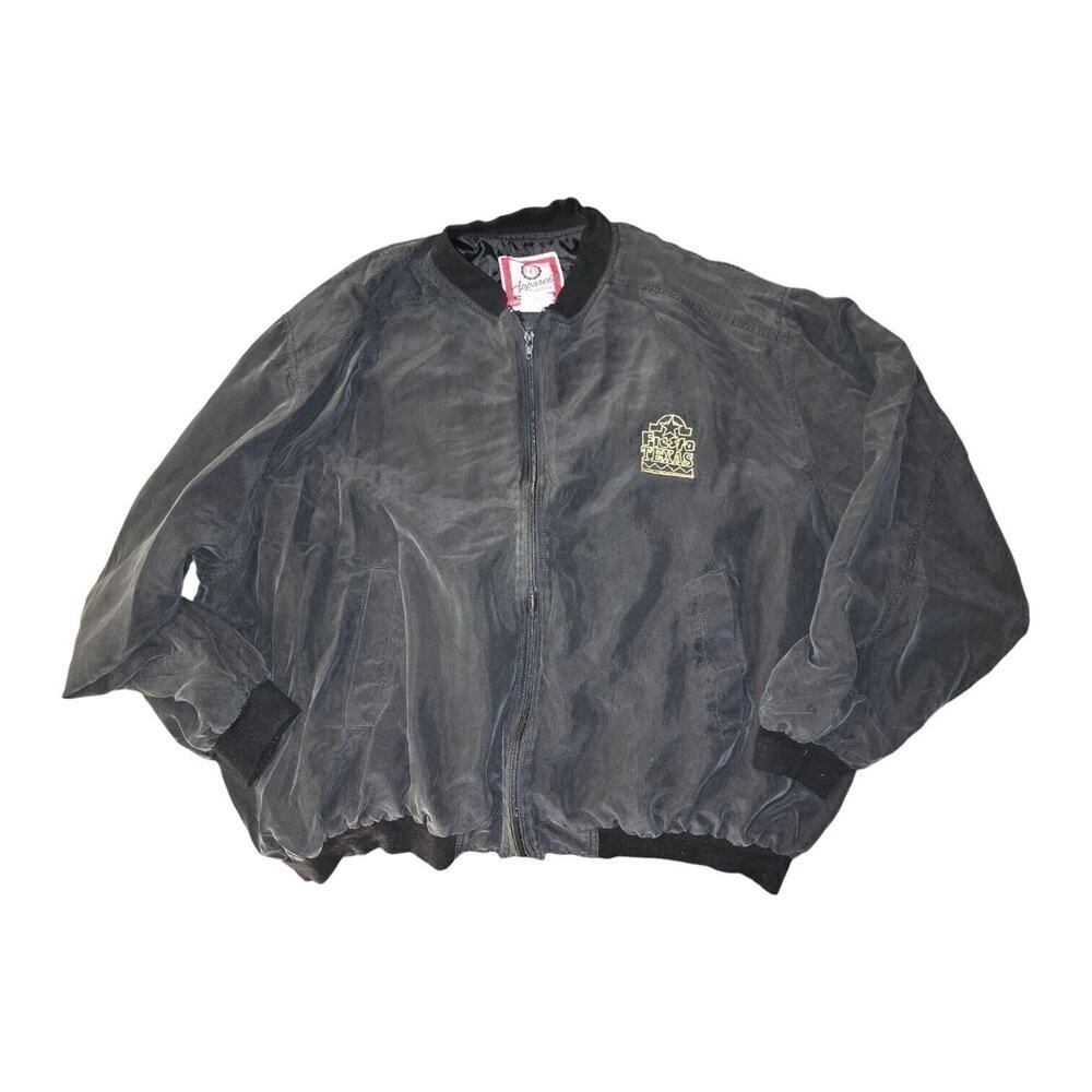 Vintage Fiesta Texas San Antonio Silk Jacket Adult SZ XXL